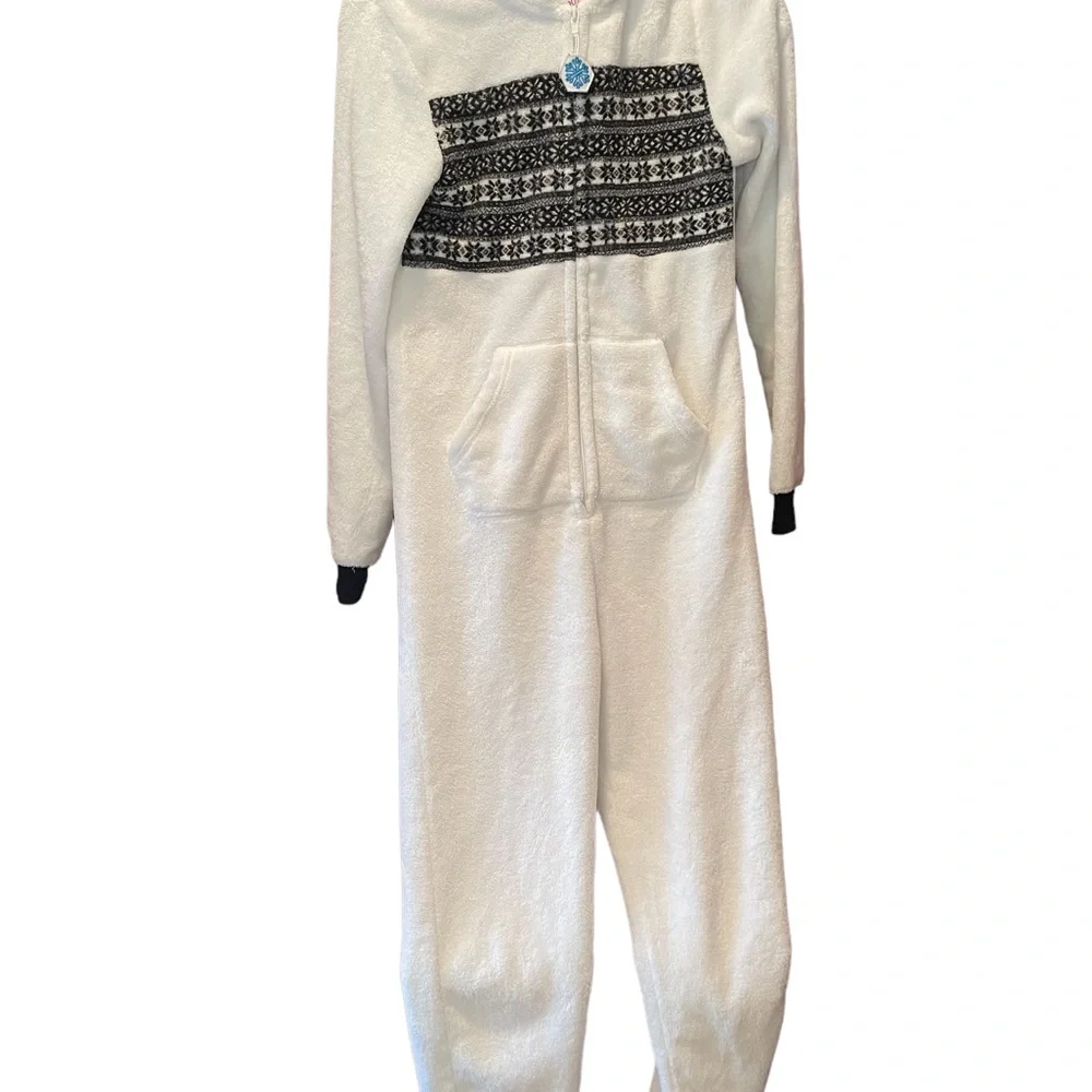 White‎ Fleece Polar Bear Onesie